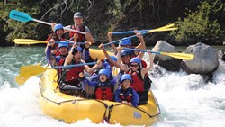 Xl Canada Banff Kananaskis River White Water Rafting Group Foto Kids