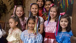 XL Mexico Mexican Girls With Dresses From Chiapas State People Culture