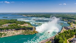 Xl Canada Ontario Niagara Horseshoe Falls Aerial View